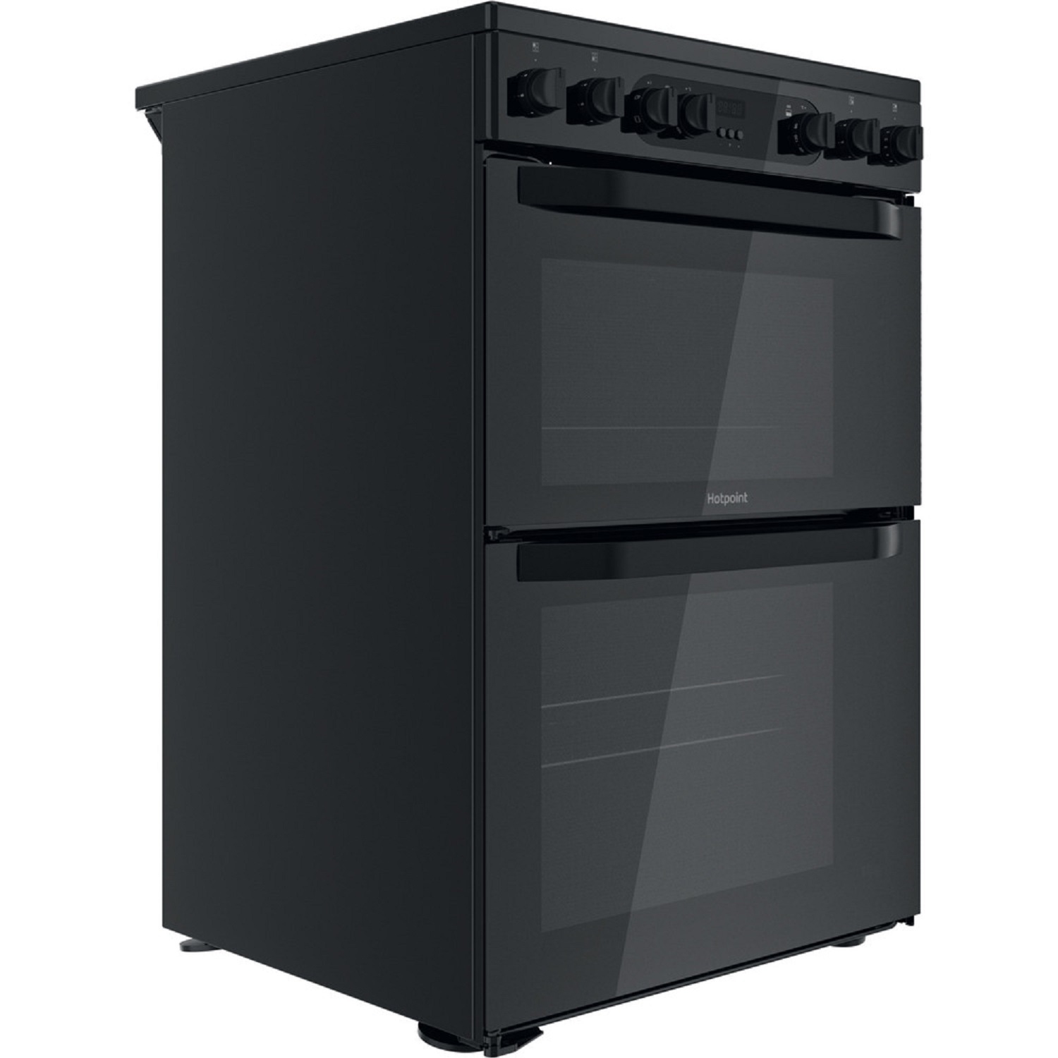 Hotpoint dual fuel cooker black hotsell
